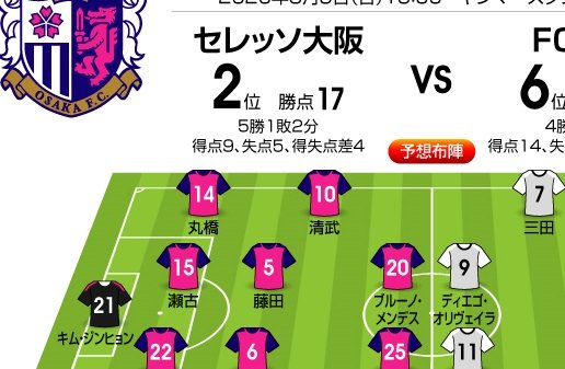 「J1プレビュー」8/9 C大阪-FC東京「再びヤンマーSは高い壁となるか?」の画像