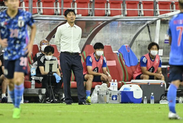 森保一監督　撮影：中地拓也